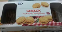 Gebäck mit Kakao-Cremefüllung