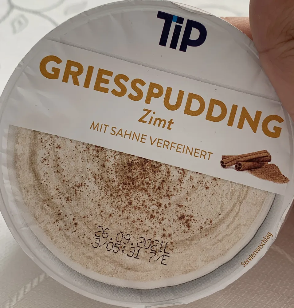 Grießpudimg