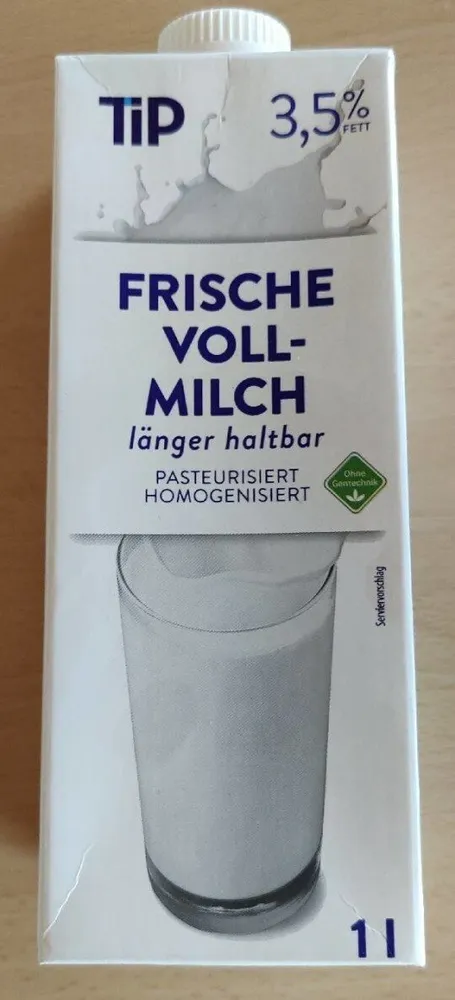 Tip frische Vollmilch