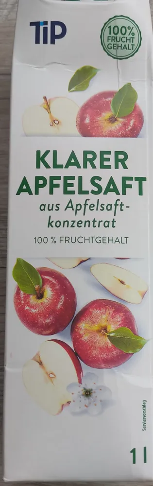 Klarer Apfelsaft