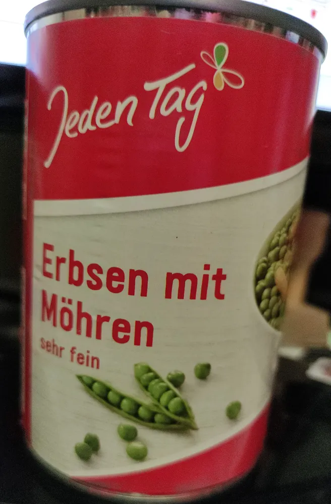 Erbsen mit Möhren