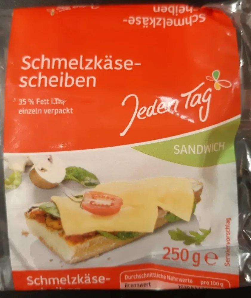 Schmelzkäsescheiben Sandwich