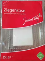 Ziegenkäse, 50 % Fett i. Tr., in Scheiben