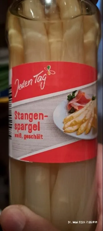 Spargel im Glas