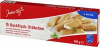 15 Backfisch-Stäbchen
