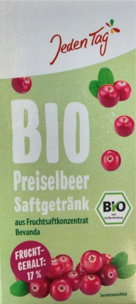 Bio Preiselbeersaftgetränk