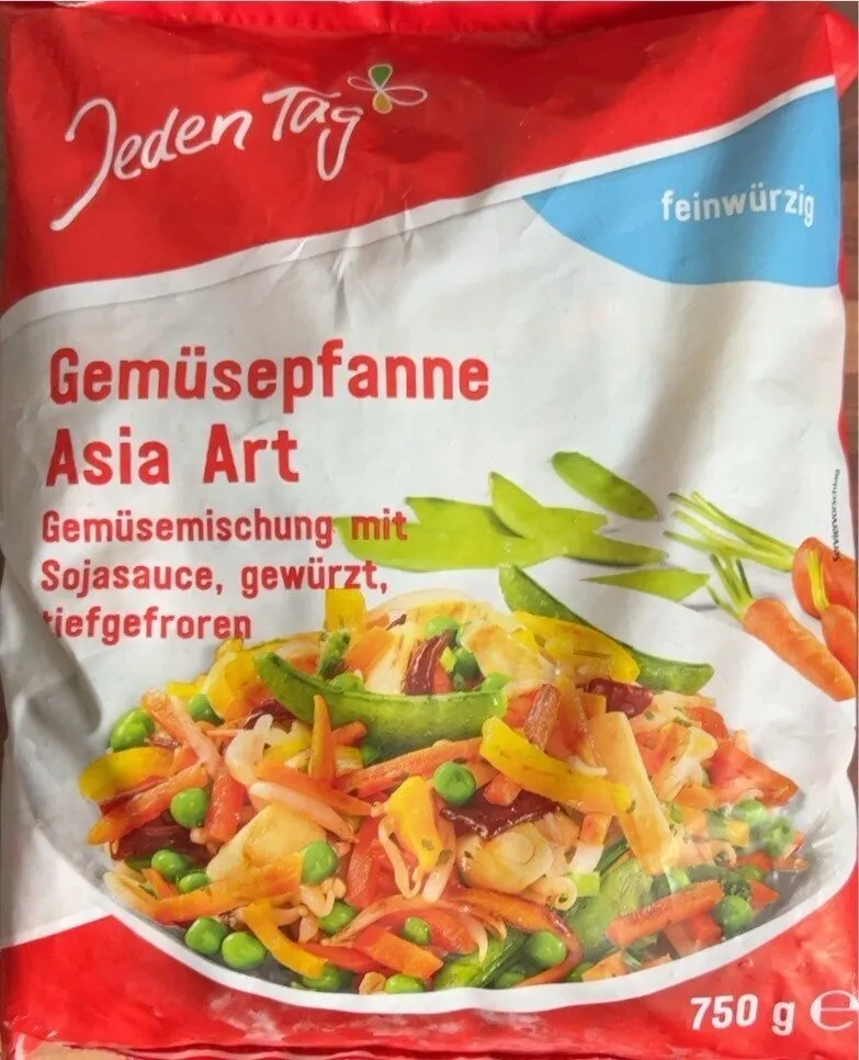 Gemüsepfanne Asia Art