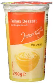 Pudding "Vanille mit Sahne"
