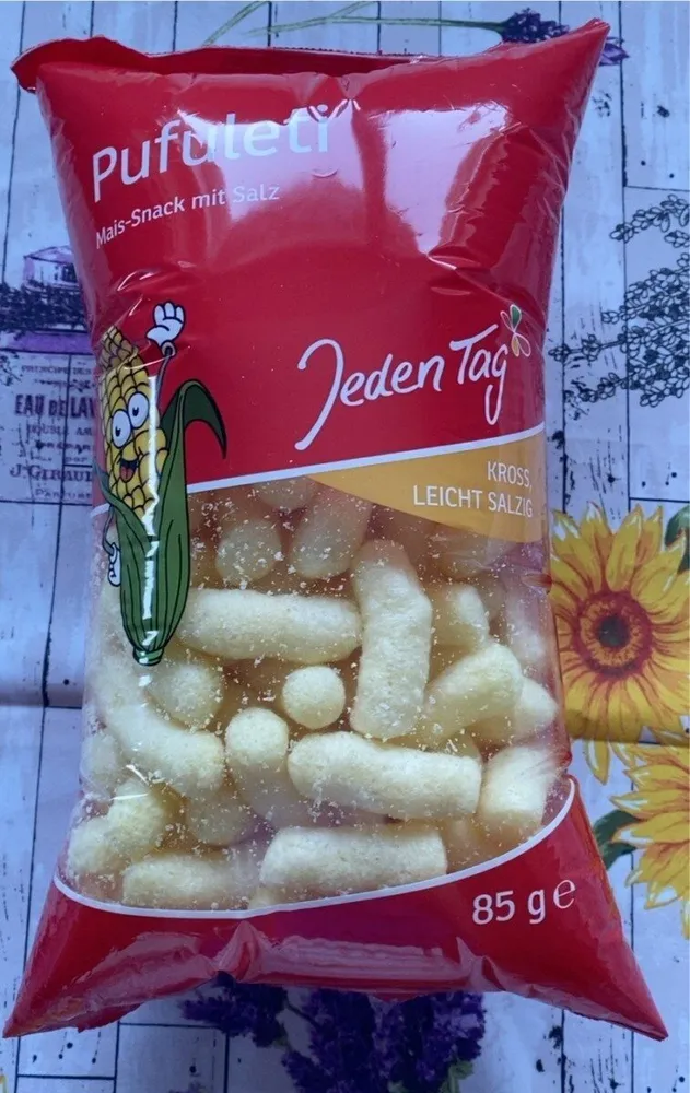 Pufuleti Mais-Snack mit Salz