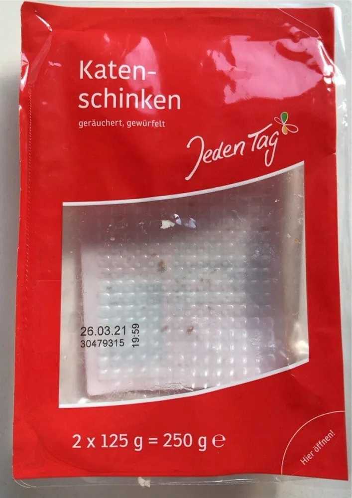 Katenschinken geräuchert, gewürfelt