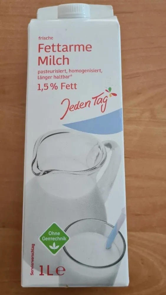 Fettarme Milch 1,5% Fett
