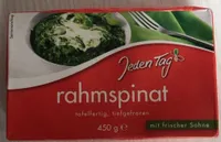 Rahmspinat, tagelfertig, tiefgefroren