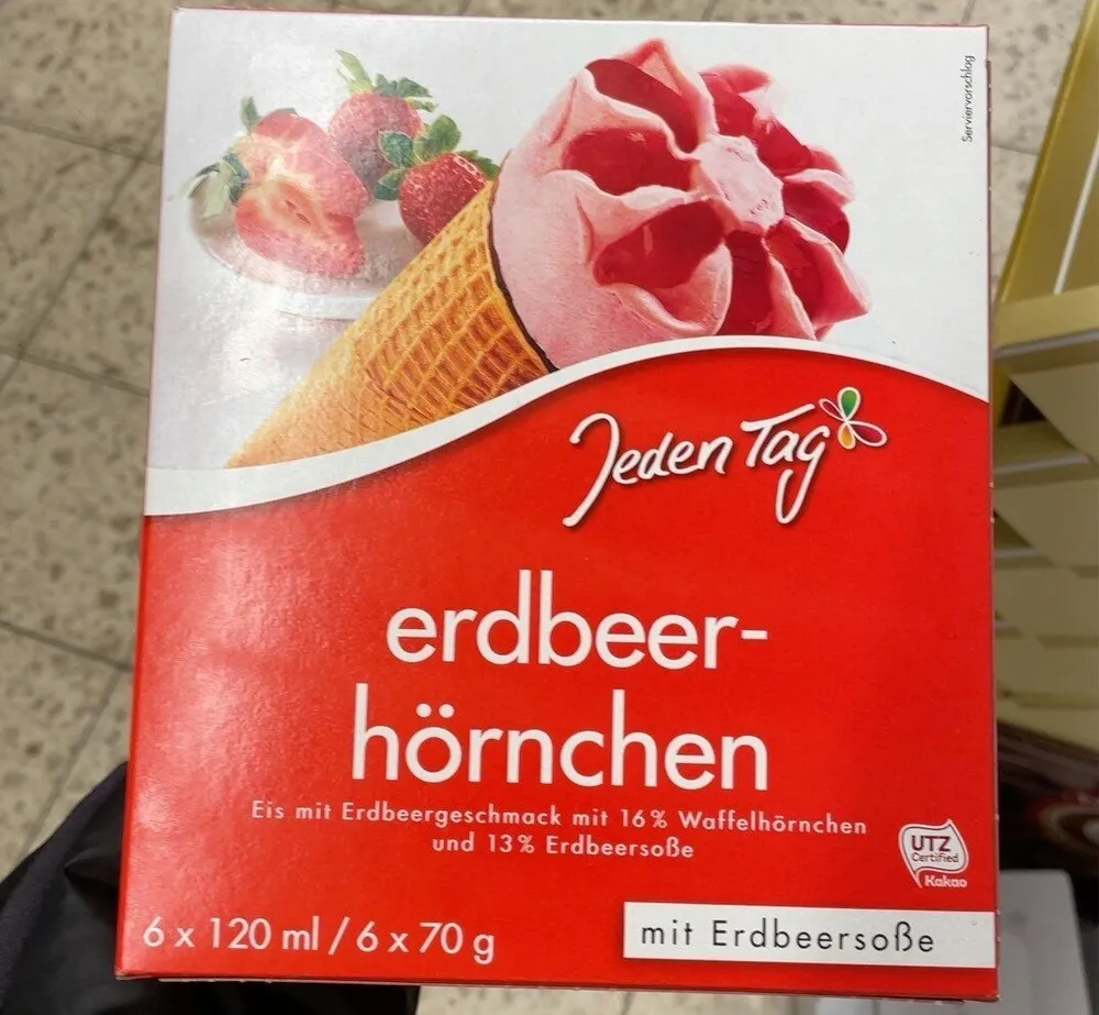Erdbeerhörnchen
