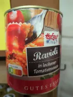 Ravioli in Tomatensoße