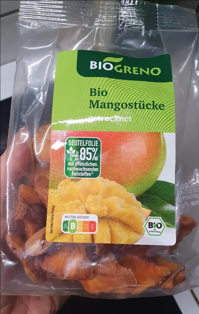 Bio Mangostücke