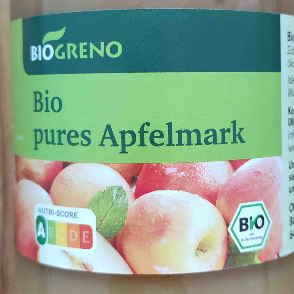Bio pures Apfelmark