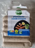 Pflanzliche rostbratwurst