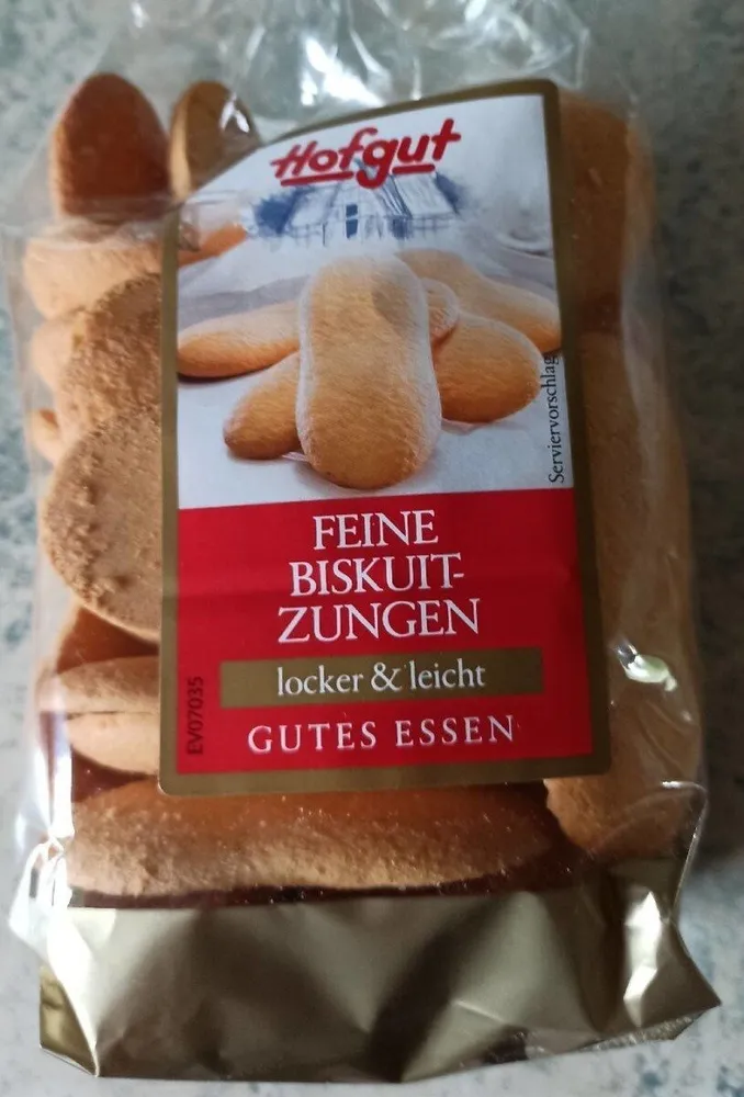 Feine Biskuitzungen