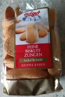 Feine Biskuitzungen