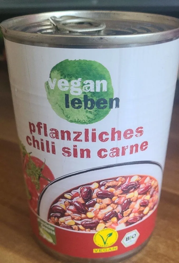 Pflanzliches Chili Sin Carne