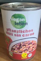 Pflanzliches Chili Sin Carne
