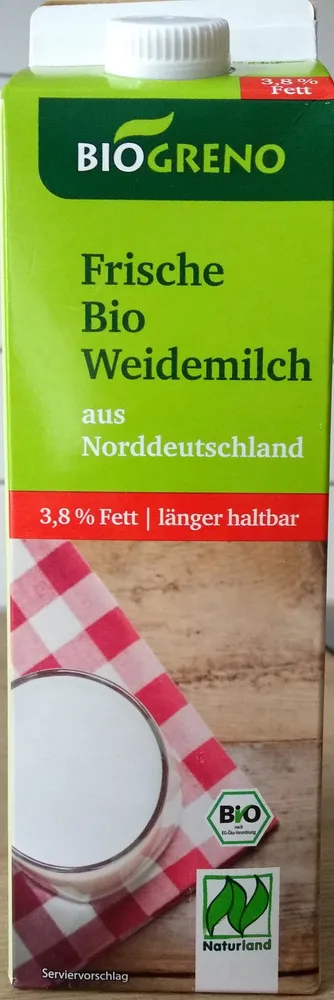 Frische Bio Weidenmilch