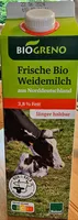 frische Bio-Vollmilch