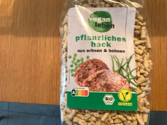 Pflanzliches Hack. Vegan