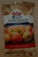 Apfelringe getrocknet
