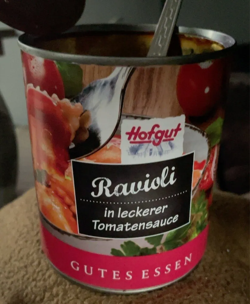 Ravioli in lecker Tomatensauce