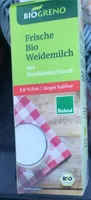 Frische Bio Weidemilch