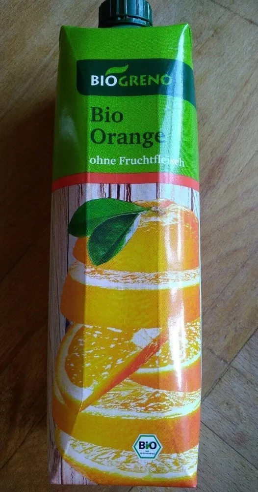 Bio Orange ohne Fruchtfleisch