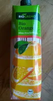 Bio Orange ohne Fruchtfleisch