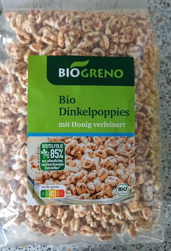 Bio Dinkelpoppies mit Honig