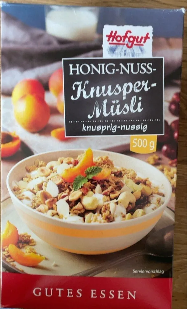 Honig-Nuss Knuspermüsli