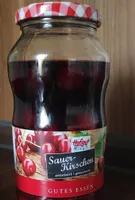 Sauerkirschen entsteint gezuckert
