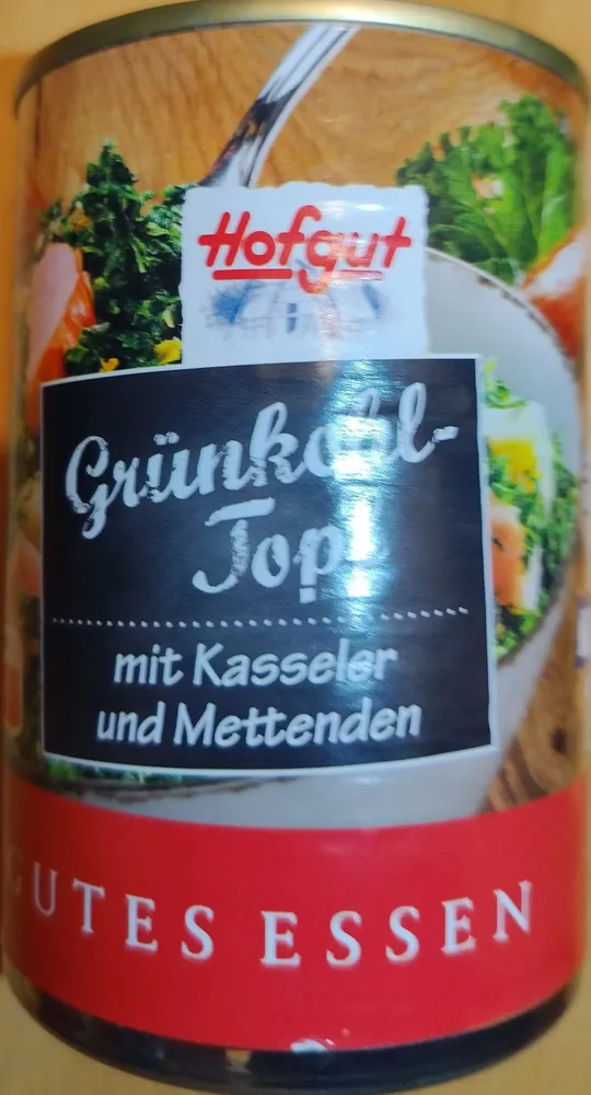 Grünkohltopf mit Kasseler und Mettenden