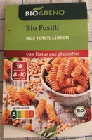 Bio Fusilli aus roten Linsen