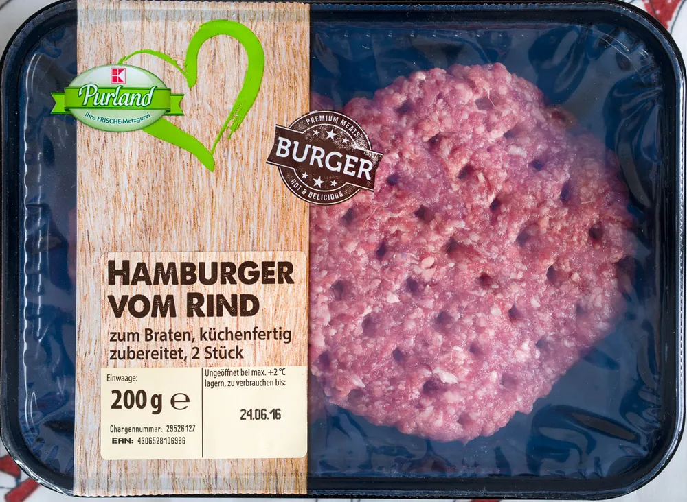 Hamburger vom Rind