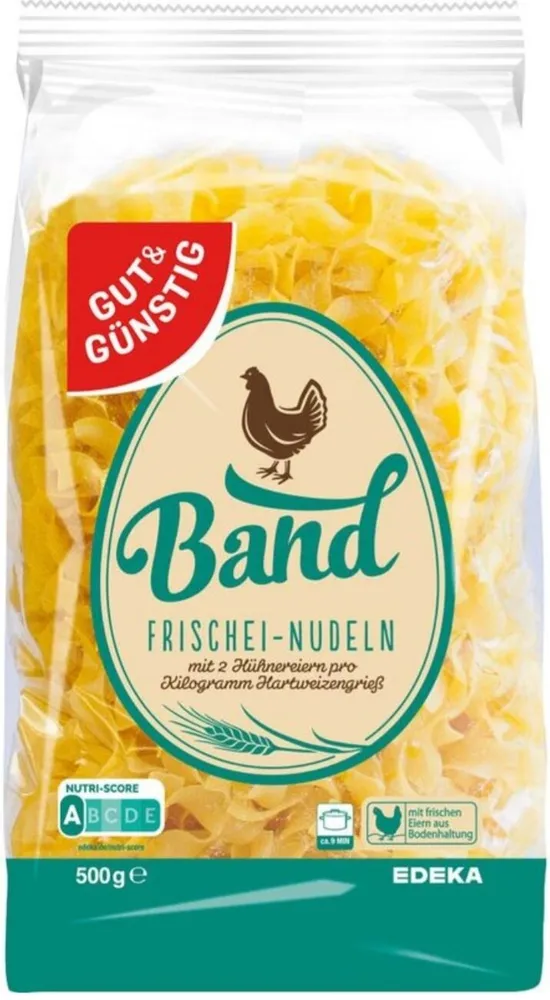 Bandnudeln Frischei