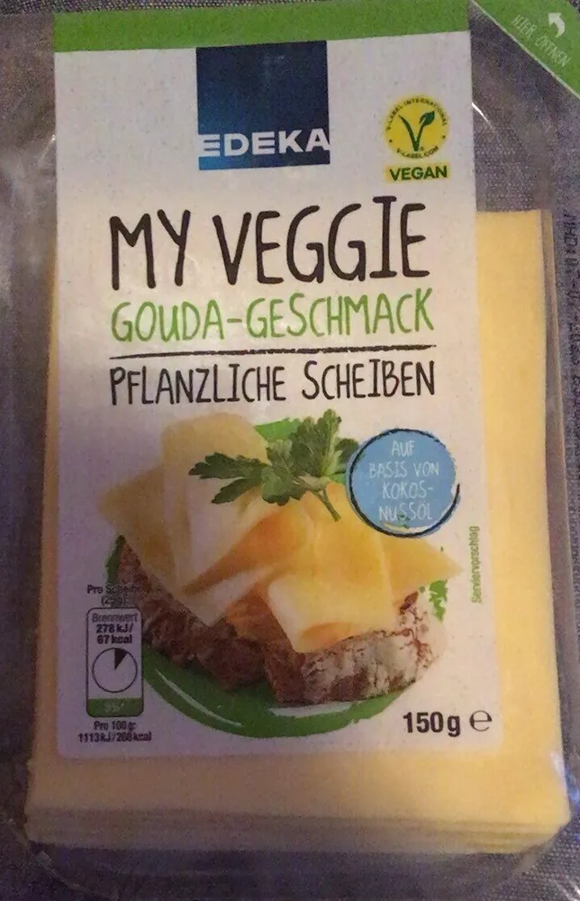 My Veggie Gauda-Geschmack Pflanzliche Scheiben