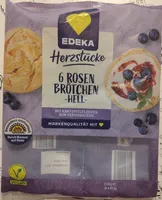 Rosenbrötchen mit Kartoffelflocken