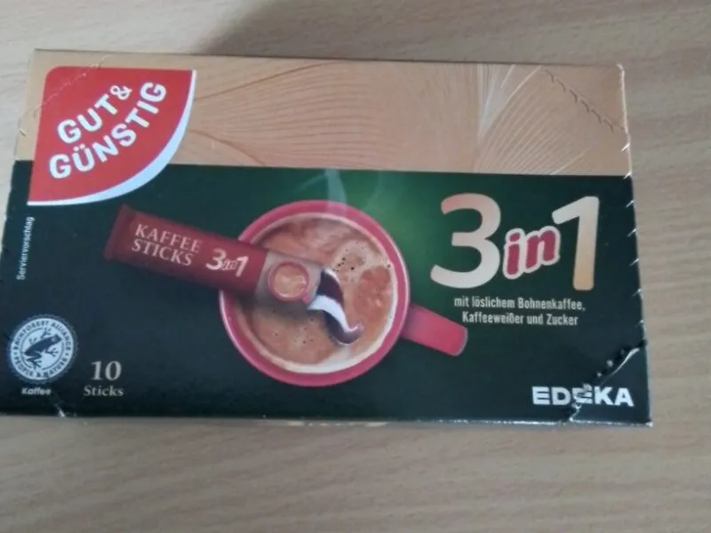 Kaffee Sticks 3 in 1
