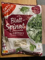 Blattspinat in Portionen