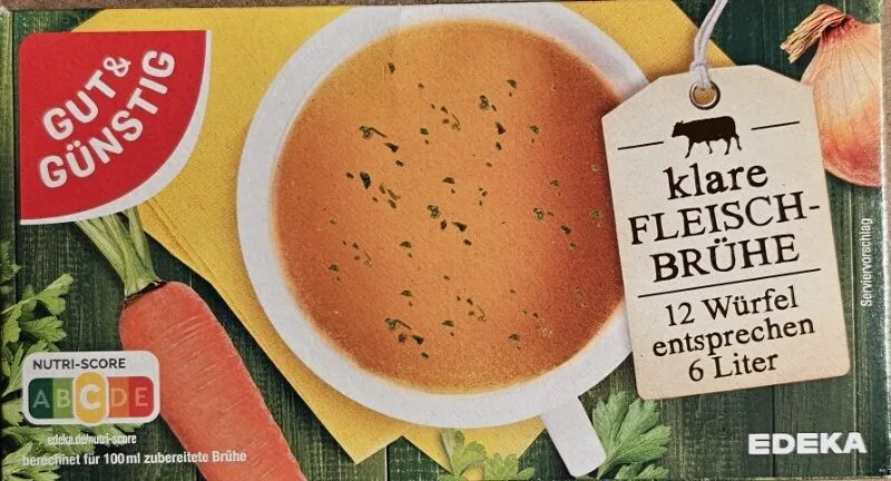 klare Fleischbrühe