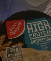 High Protein Grießpudding