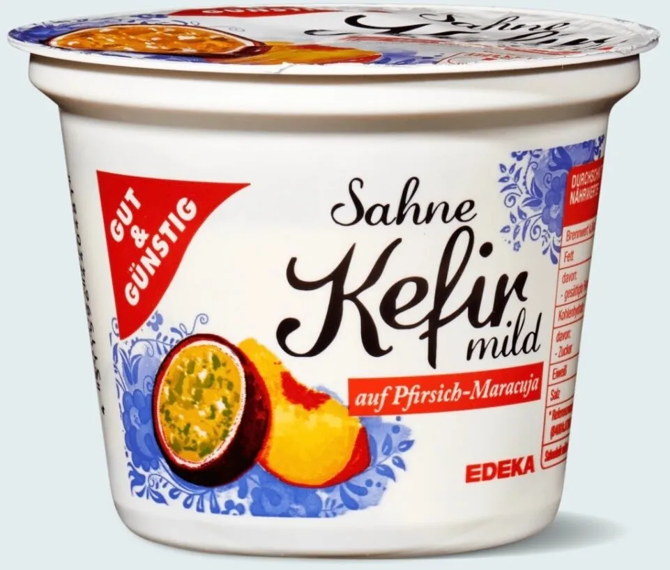 Sahne Kefir mild auf Pfirsich Maracuja