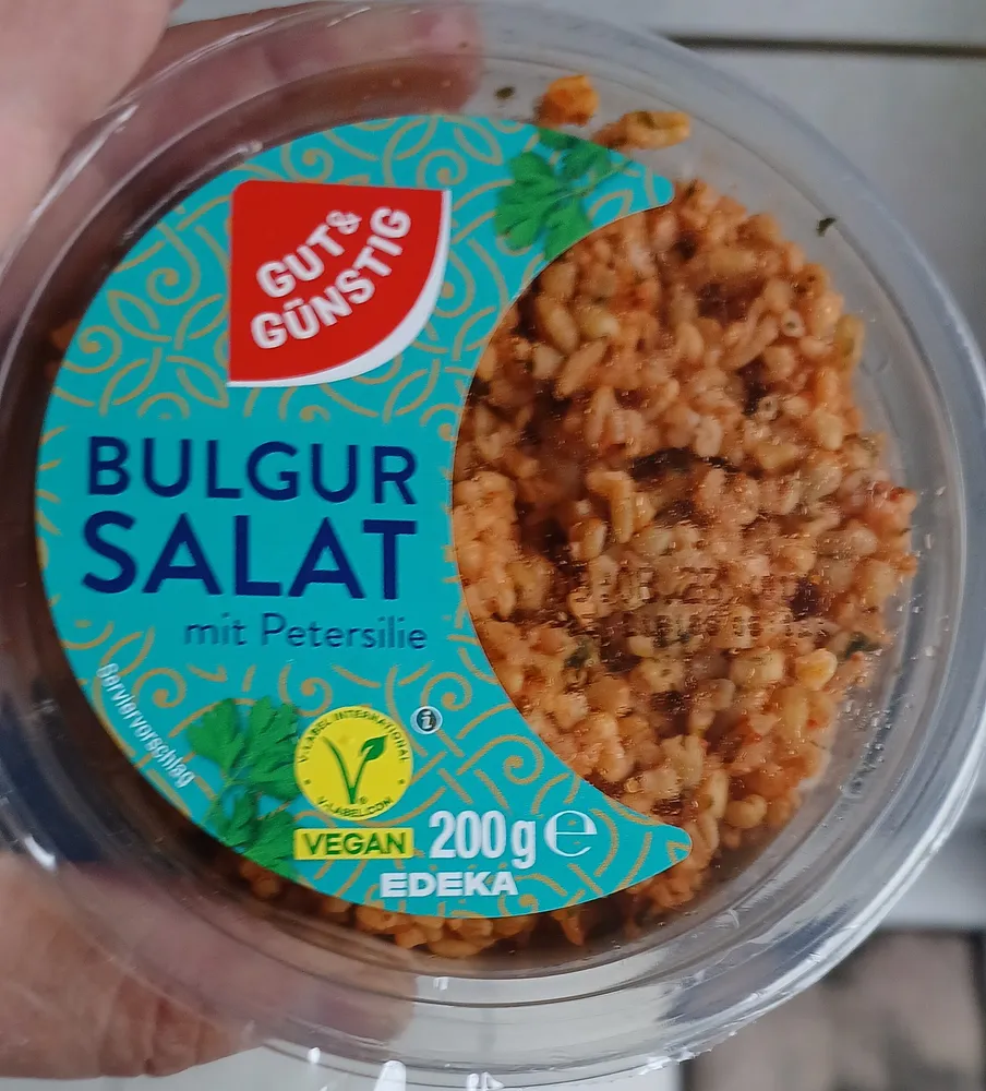 Bulgur Salat mit Persilie
