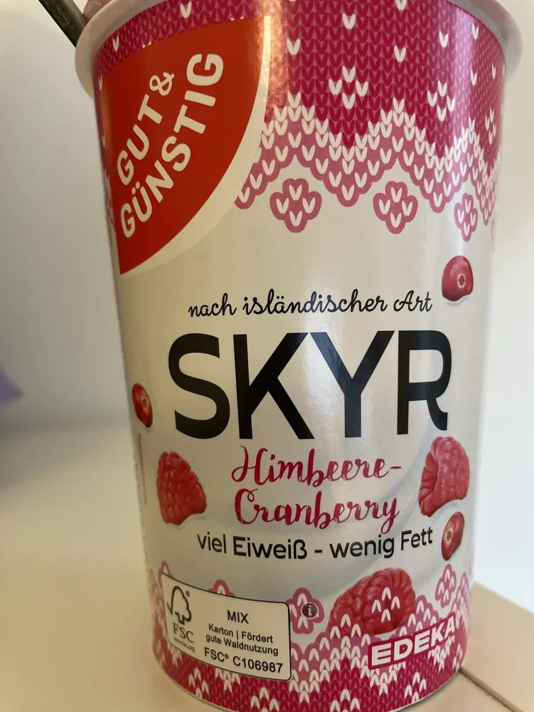 Skyr Himbeere Cranberry