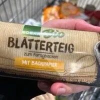 Bio Blätterteig